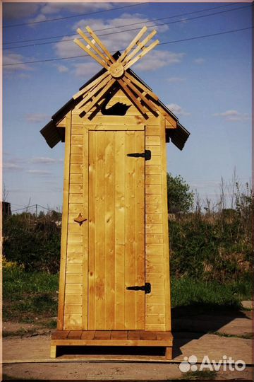 Дачный туалет с кошкой ZRI