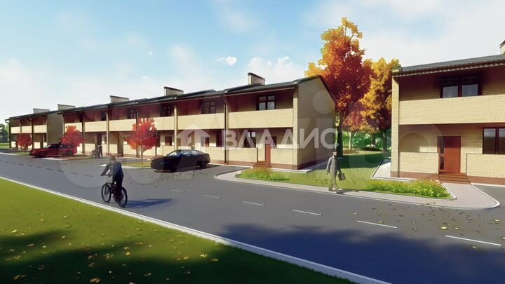 Таунхаус 141 м² на участке 6,8 сот.