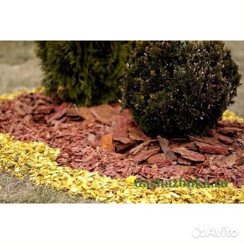 Мульча, соснова кора и щепа