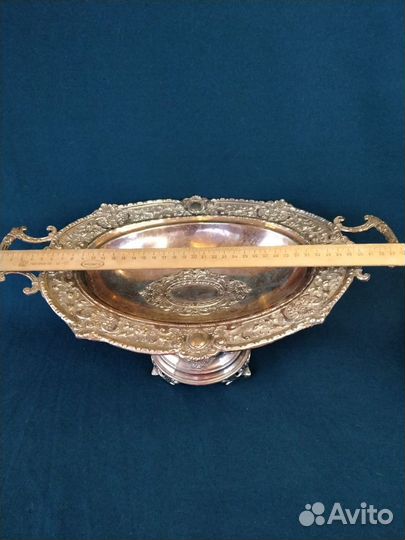 Ваза для фруктов/фруктовница металл