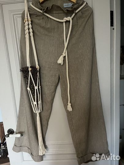 Брюки Bella Kareema лен 44