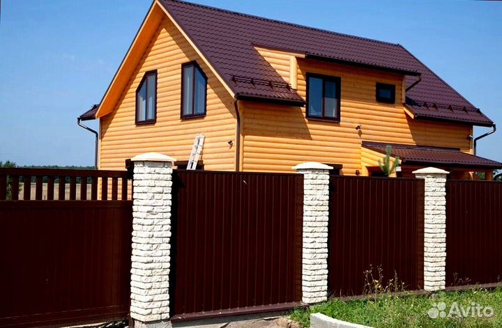 Забор из профнастила работа по договору за 1 день