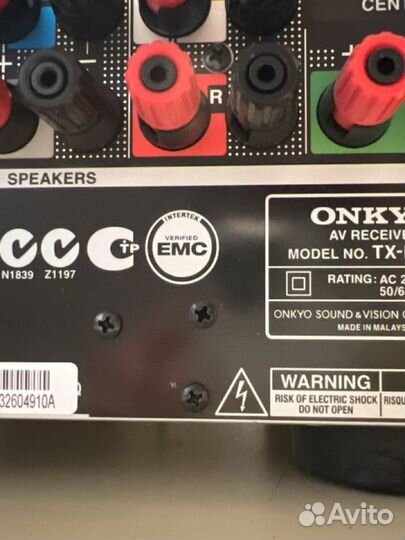 Ресивер onkyo AV model NO. TX-NR609