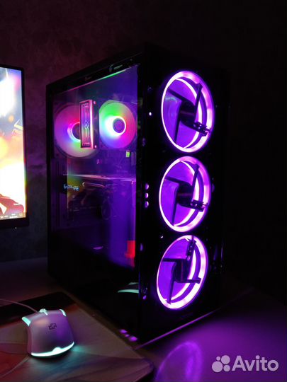Игровой пк / intel core i3 10100F / RX580