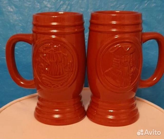 Кружка керамическая коллекционная 2шт