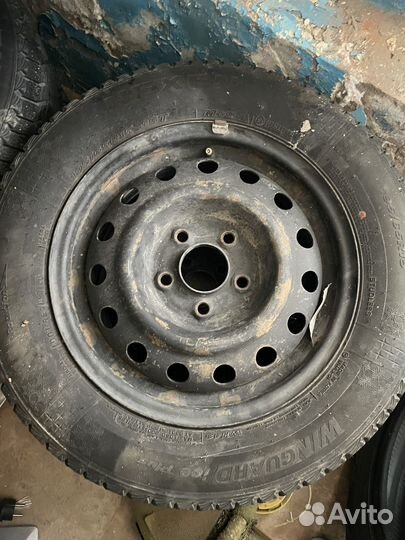 Зимняя резина на штампах