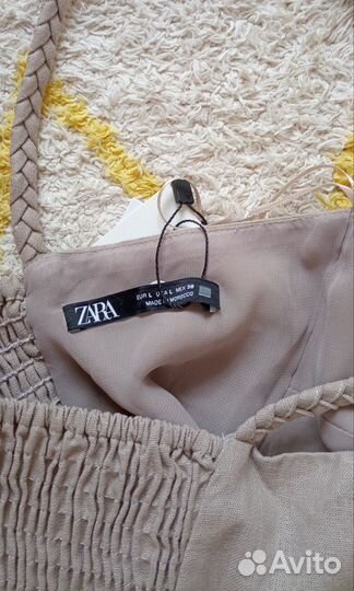 Сарафан zara льняной