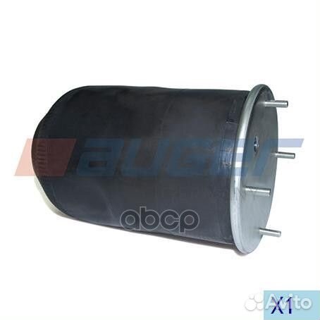 Пневмопод. без стак. h432 4шп.M12. 1отв.штуц.M22