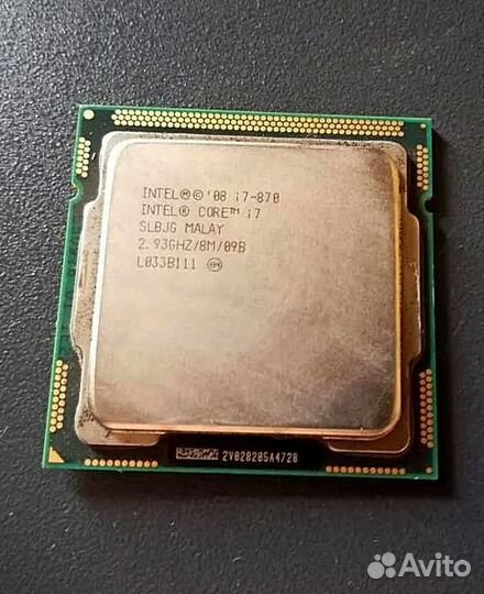 Оригинал i7 для 1156 Intel i7 870 slbjg Трейдин