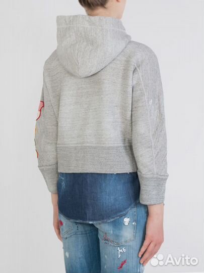 Комбинированная толстовка Dsquared2