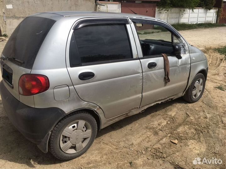 Daewoo Matiz 0.8 МТ, 2008, битый, 175 000 км