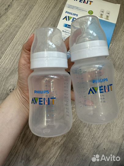 Набор бутылочек avent anticolic 1м+