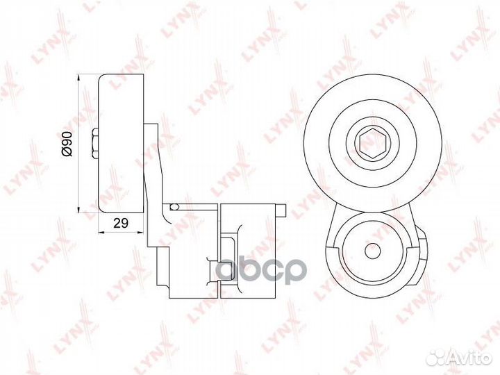 Натяжитель ремня навесного оборудования PT3232