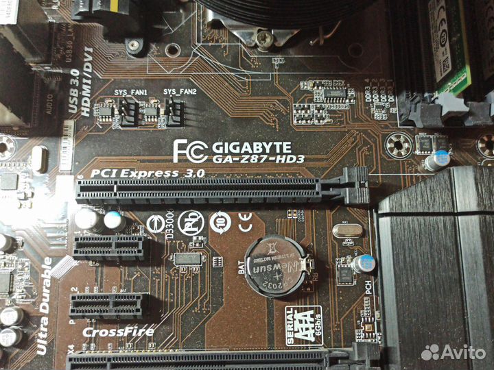 Материнская плата с процессором i7 4770