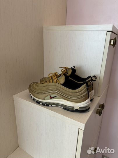 Кроссовки Nike Air Max 97 Metallic Gold Оригинал