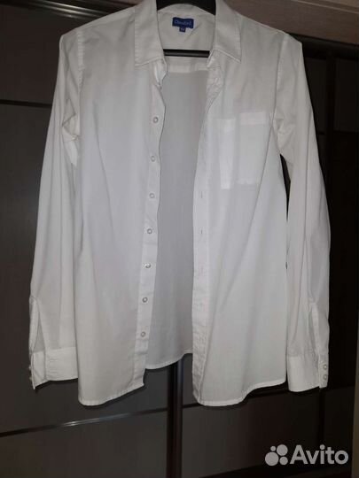 Рубашка на мальчика для школы белая