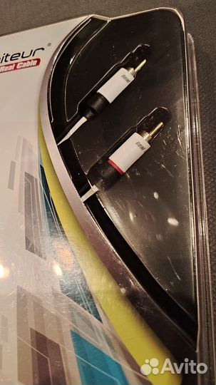 Межблочный кабель 2 rca - 2rca Moniteur Real Cable