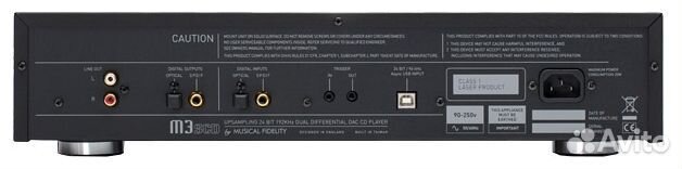 CD проигрыватель Musical Fidelity M3S CD Silver