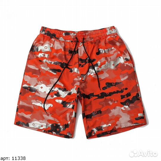 Шорты (M-XXL) красные