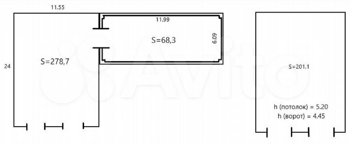 Склад, 201 м²