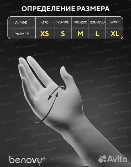 Перчатки нитрил