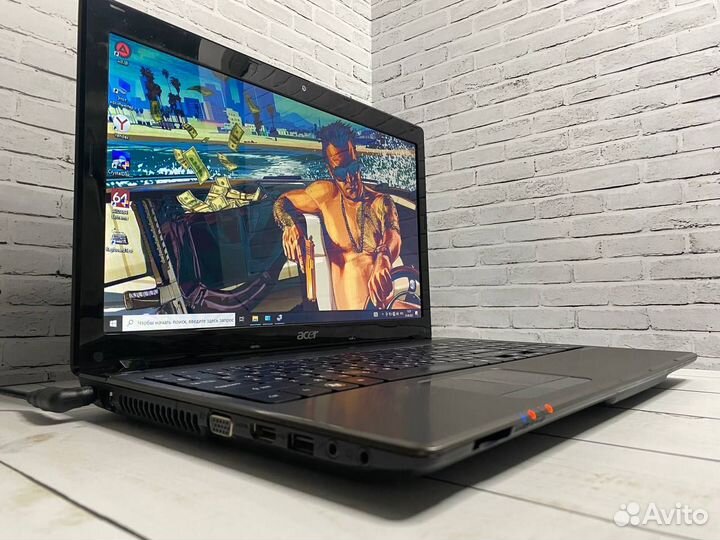 Производительный ноутбук Acer 6 Gb / SSD + HDD