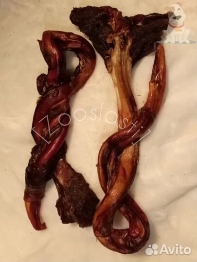 Лакомства для собак. Бычий корень, трахея, легкое