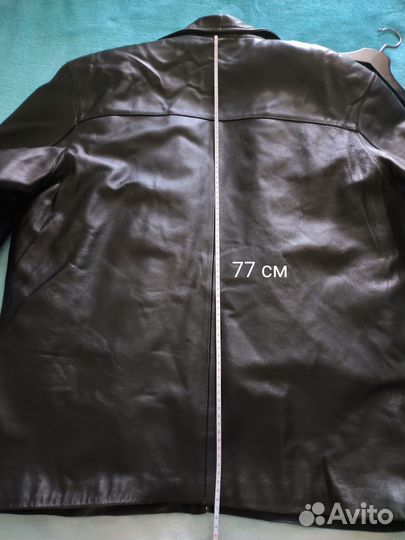 Кожаная куртка мужская демисезон + зимний подклад