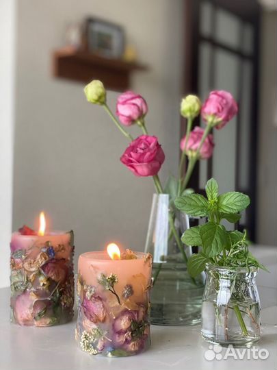 Свеча интерьерная в подарок