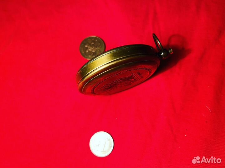 Англия Старинный Морской большой Компас Бронза