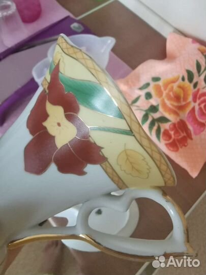 Кружка с блюдцем