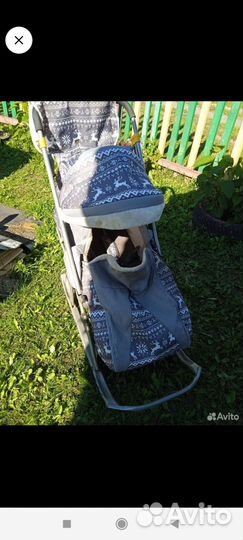 Коляска санки