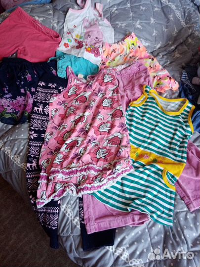 Детские вещи пакетом для девочки 110 116