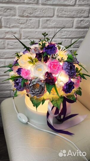 Светильник ручной работы. Ночник настольный