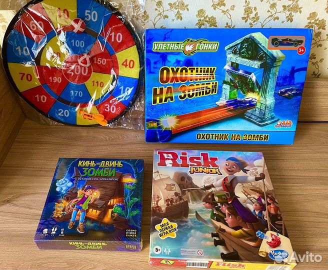 Настольные игры Hasbro, дартс, трек