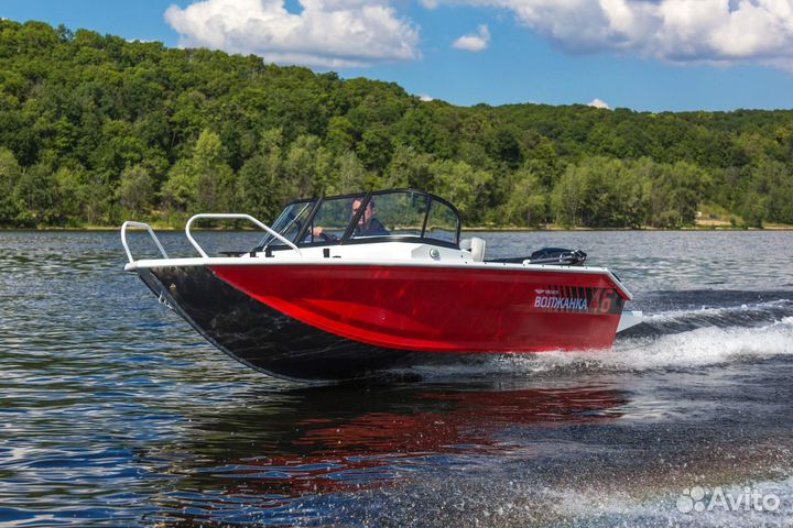Волжанка 46 Fish+Parsun F60FEL, Новая
