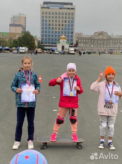 Обучение скейтборду, лонгборду, катанию на роликах