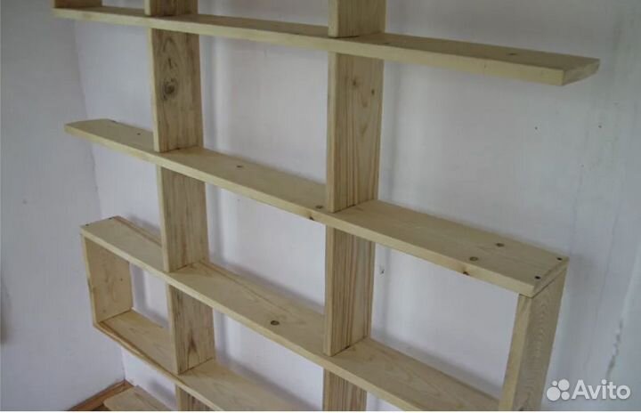 Деревянные полки на заказ