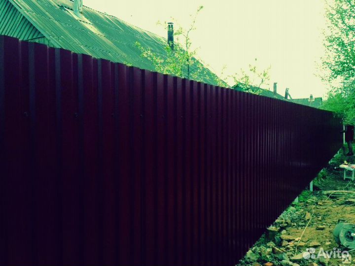 Забор из профлиста