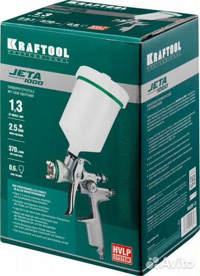 Краскопульт пневматический kraftool 06559-1.3