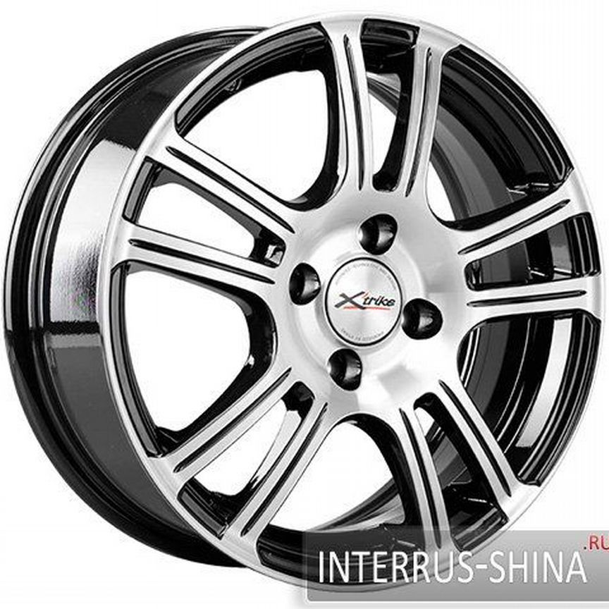 Диски X'trike X-105 6x15 4x100 ET45 D60.1 BK/FP