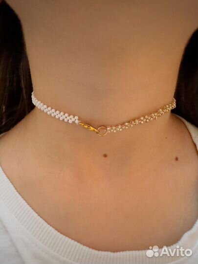 Чокер из бисера