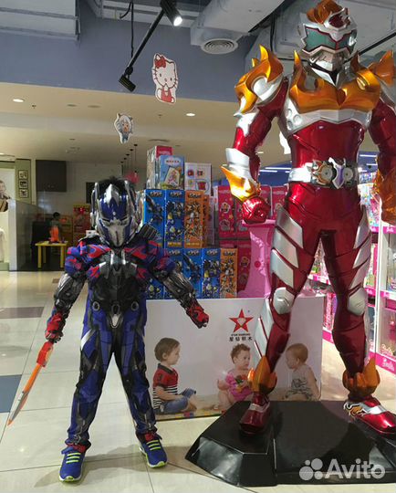 Детский костюм Оптимус Прайм с перчатками