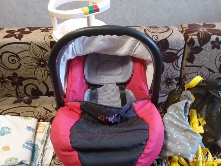 Автолюлька, прыгунки, стул для купания