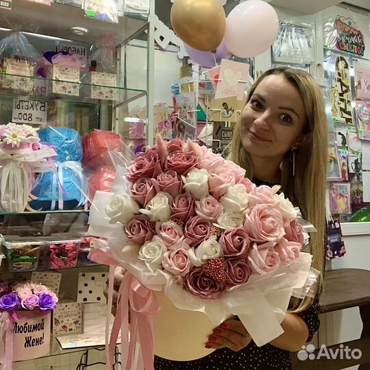 Букет из мыла