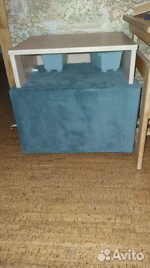 Тумба boss велюр Monolit Аква