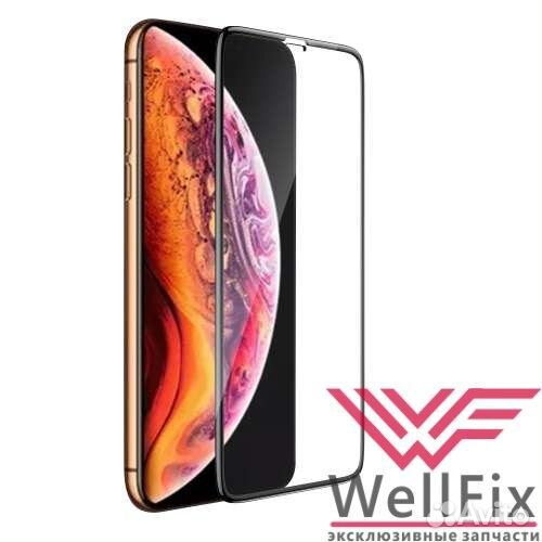 Защитное 5D стекло для Apple iPhone XS Max черное