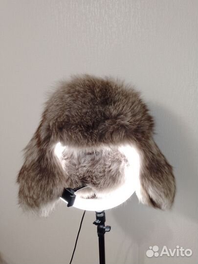 Шапка из меха чернобурки