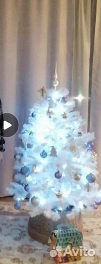 Елка искусственная белая 150 см