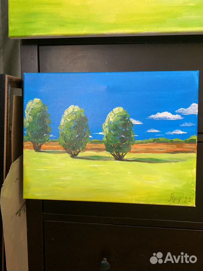 Холст. Картины. Акрил